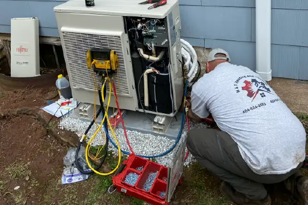 HVAC services with H&F Heating and Cooling in Pottstown, PA